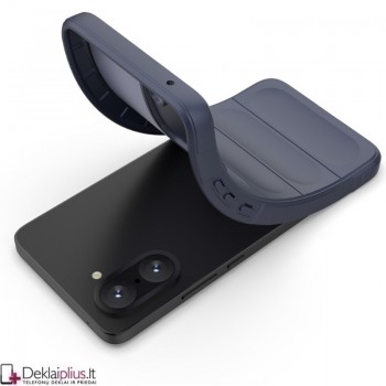 Magic Shield guminis dėklas su kameros apsauga - mėlynas (Oneplus Nord Ce5)